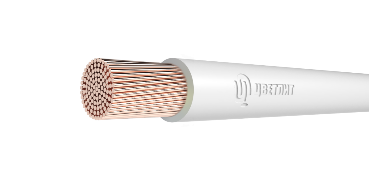 Провод силовой ПуГВнг(A)-LSLTx 1х6 Б  100м ТРТС