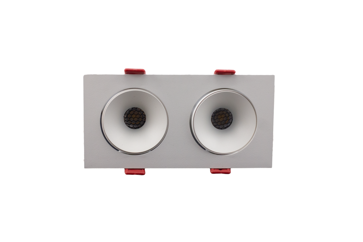 Светильник встраиваемый AM480-2 WH+WH цвет - белый (WH)