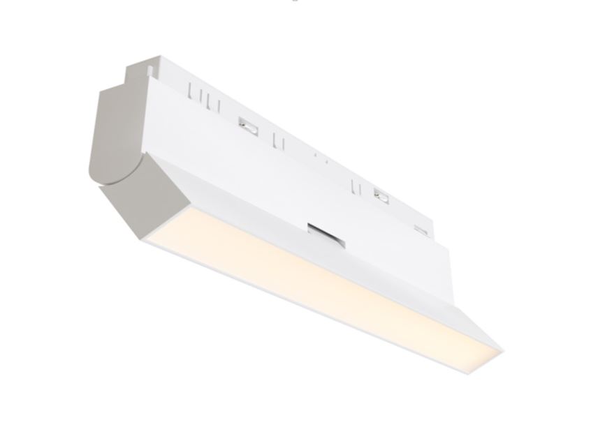 Светильник для магнитного шинопровода с широким углом рассеивания света MAGNET AM 422 LL-20A-18P-12W-3000K WH