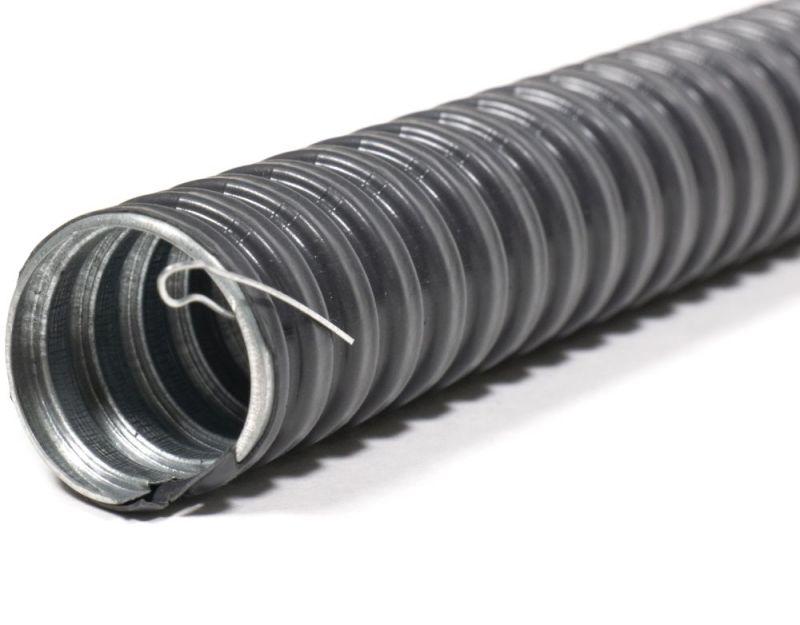 Металлорукав в ПВХ изоляции МРПИ НГ-20 d20мм с протяжкой (уп.50м) ГОФРОМАТИК zeta44405